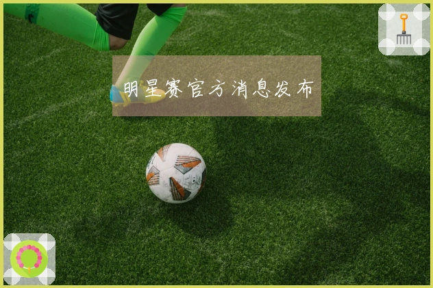明星赛官方消息发布